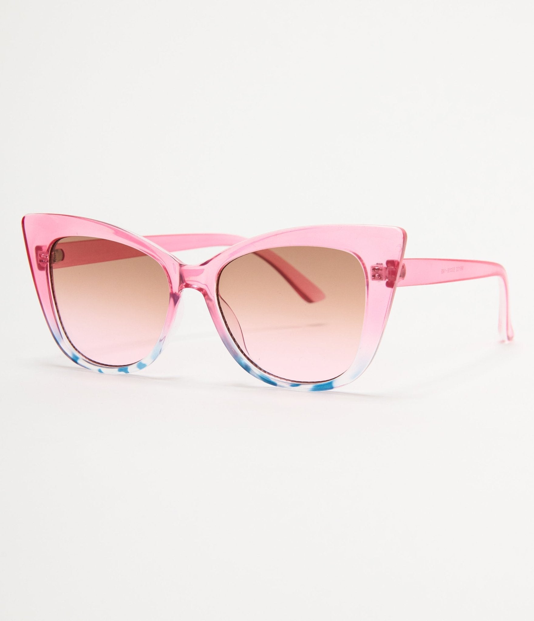 Unique Vintage Pink Ombre Cat Eye Sunglasses - Unique Vintage - Womens, ACCESSORIES, SUNGLASSES