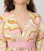 Unique Vintage Pink Paisley Maxi Dress - Unique Vintage - Womens, DRESSES, MAXI