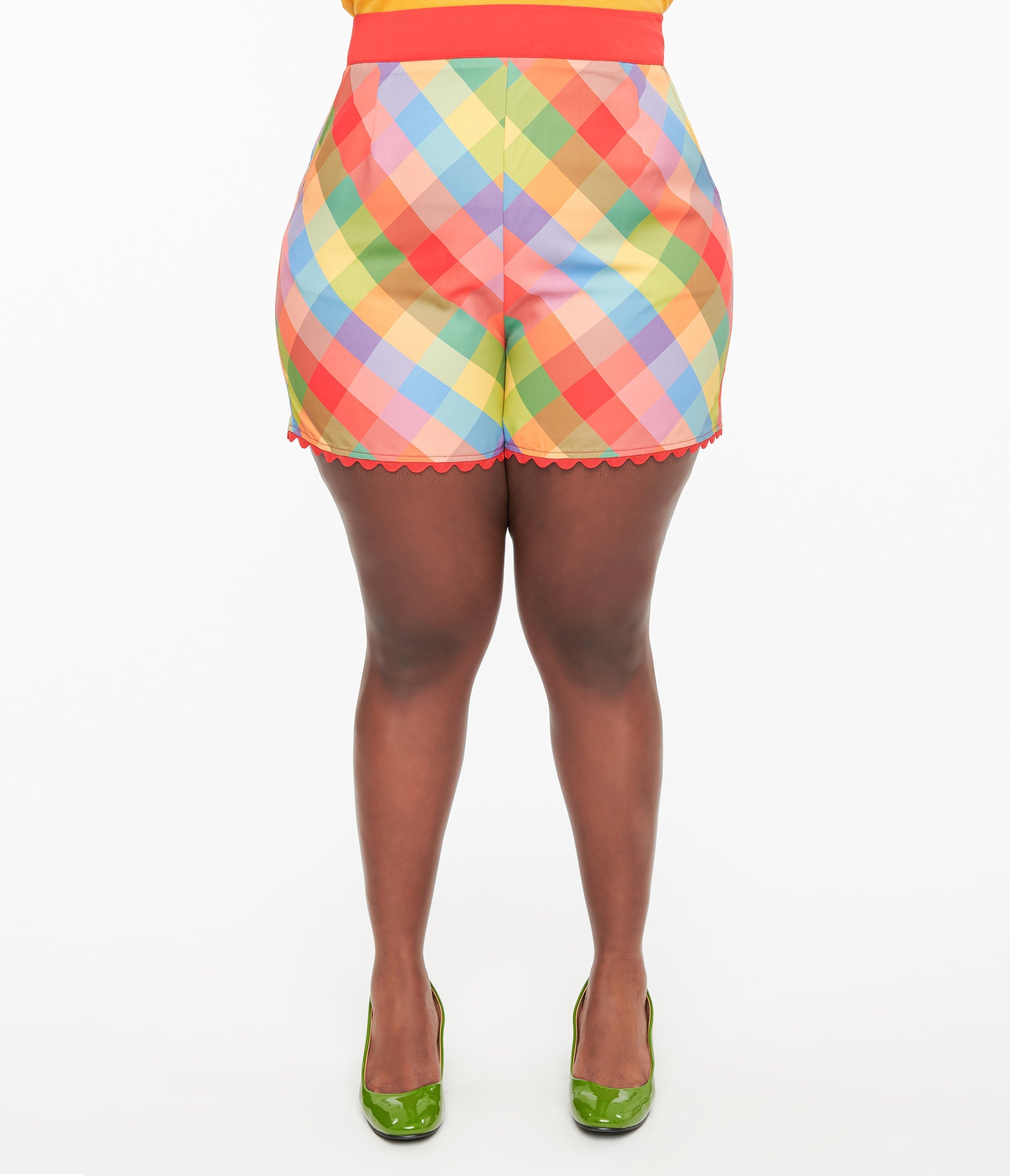 Womens madras shorts cheap
