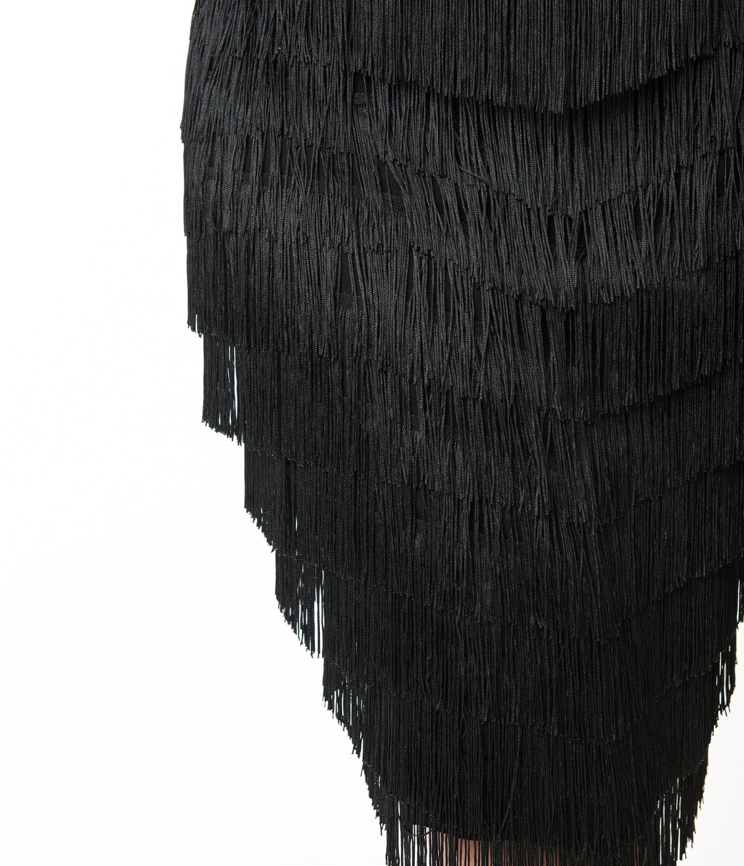 Unique Vintage Plus Size Black Chevron Fringe Pencil Dress - Unique Vintage - Womens, DRESSES, WIGGLE
