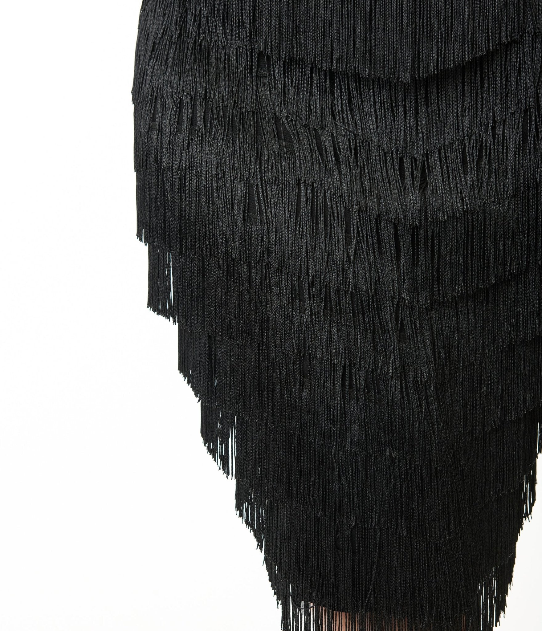 Unique Vintage Plus Size Black Chevron Fringe Pencil Dress - Unique Vintage - Womens, DRESSES, WIGGLE
