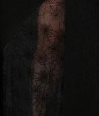 Unique Vintage Plus Size Black Sheer Spiderweb Godet Maxi Dress - Unique Vintage - Womens, DRESSES, MAXI