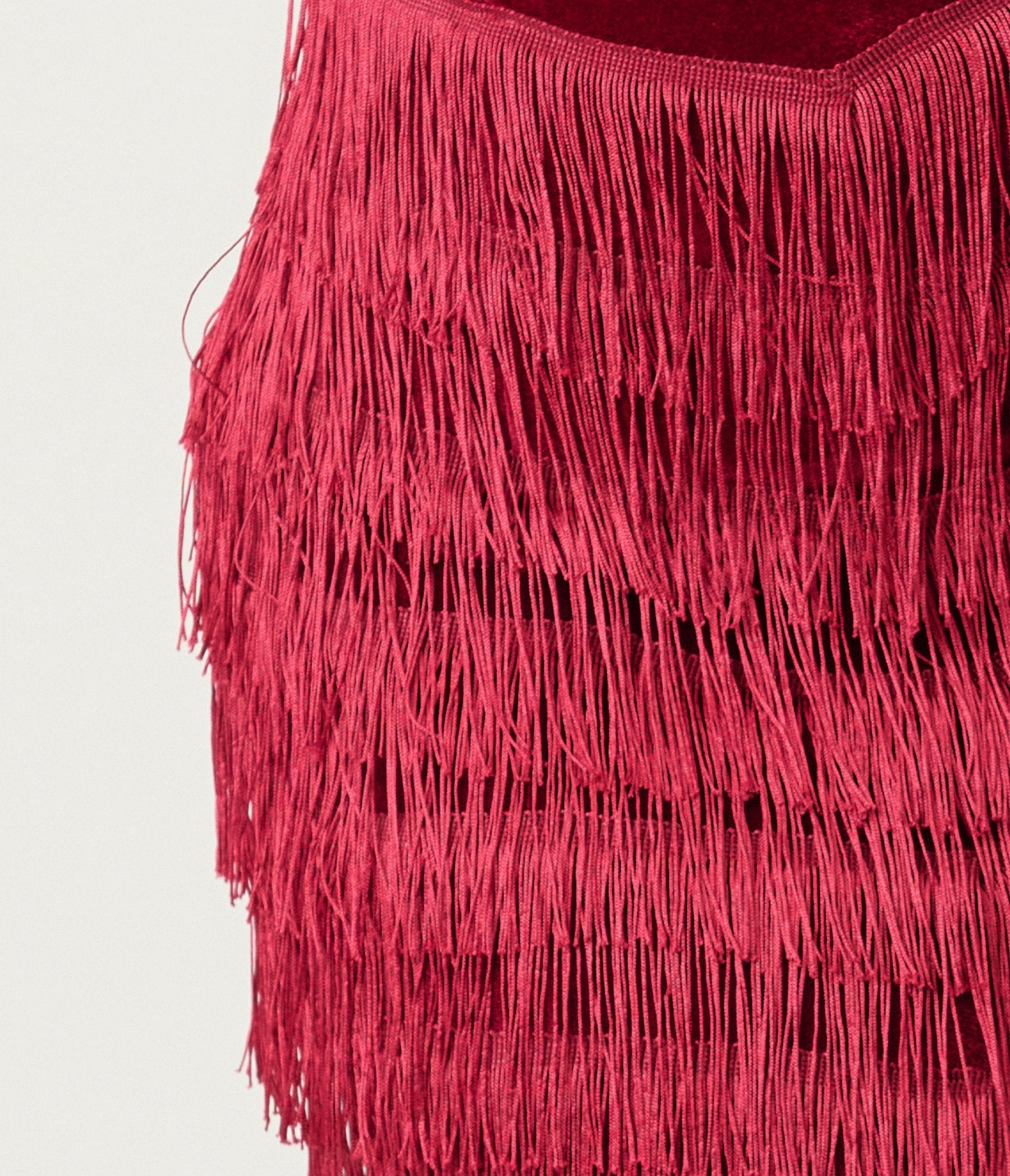 Unique Vintage Plus Size Burgundy Chevron Fringe Pencil Dress - Unique Vintage - Womens, DRESSES, WIGGLE