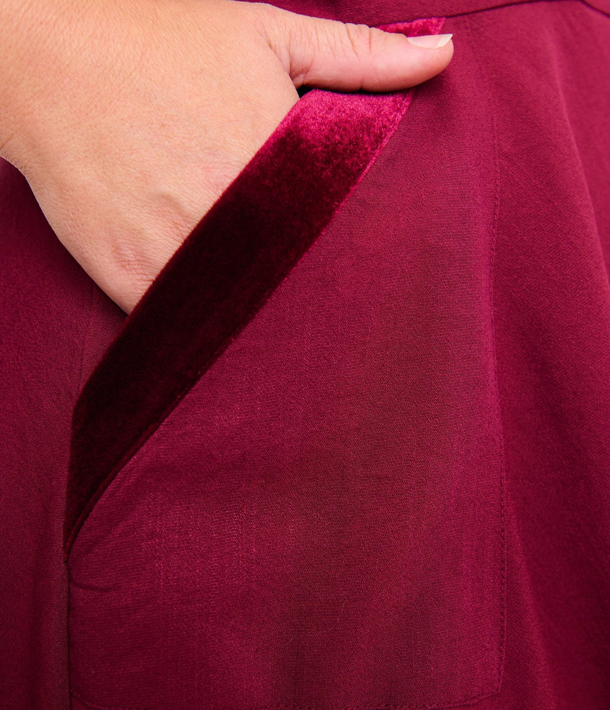 Unique Vintage Plus Size Burgundy Gale Shirt Dress - Unique Vintage - Swing Dresses