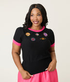 Unique Vintage Plus Size Day of the Dead Embroidered Sweater - Unique Vintage - Womens, TOPS, SWEATERS