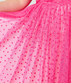 Unique Vintage Plus Size Hot Pink Garden State Swing Dress - Unique Vintage - Womens, DRESSES, SWING