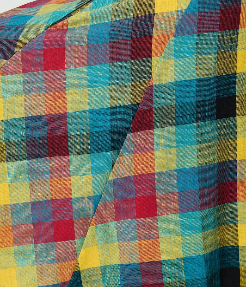 Unique Vintage Plus Size Multi Plaid Cotton Bobbie Swing Dress - Unique Vintage - Womens, DRESSES, SWING