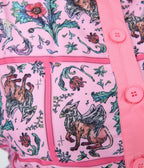 Unique Vintage Plus Size Pink Mythical Creatures Sleeveless Button Swing Dress - Unique Vintage - Womens, DRESSES, SWING