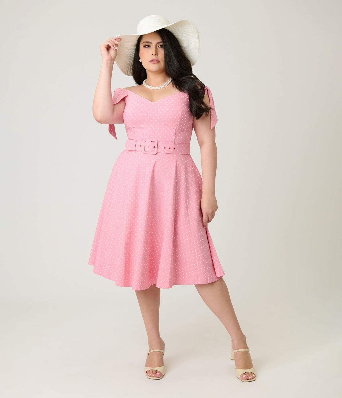 plus size pink dresses Unique Vintage Prairie Swing Dress Made in USA Content Style_Cut Out KVPLBQFD Teen Girls Christmas Size:16 US