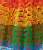 Unique Vintage Plus Size Rainbow Ombre Tulle Cupcake Swing Dress - Unique Vintage - Womens, DRESSES, PROM AND SPECIAL OCCASION