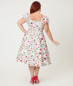 Unique Vintage Plus Size Retro Kitchen Print Swing Dress - Unique Vintage - Womens, DRESSES, SWING