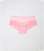 Unique Vintage Plus Size Sheer Light Pink Ruffle Underwear