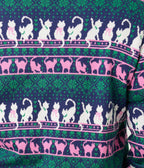 Unique Vintage Plus Size Snowflake & Cats Cardigan - Unique Vintage - Womens, TOPS, SWEATERS