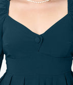 Unique Vintage Plus Size Teal Lamar Swing Dress - Unique Vintage - Womens, DRESSES, SWING
