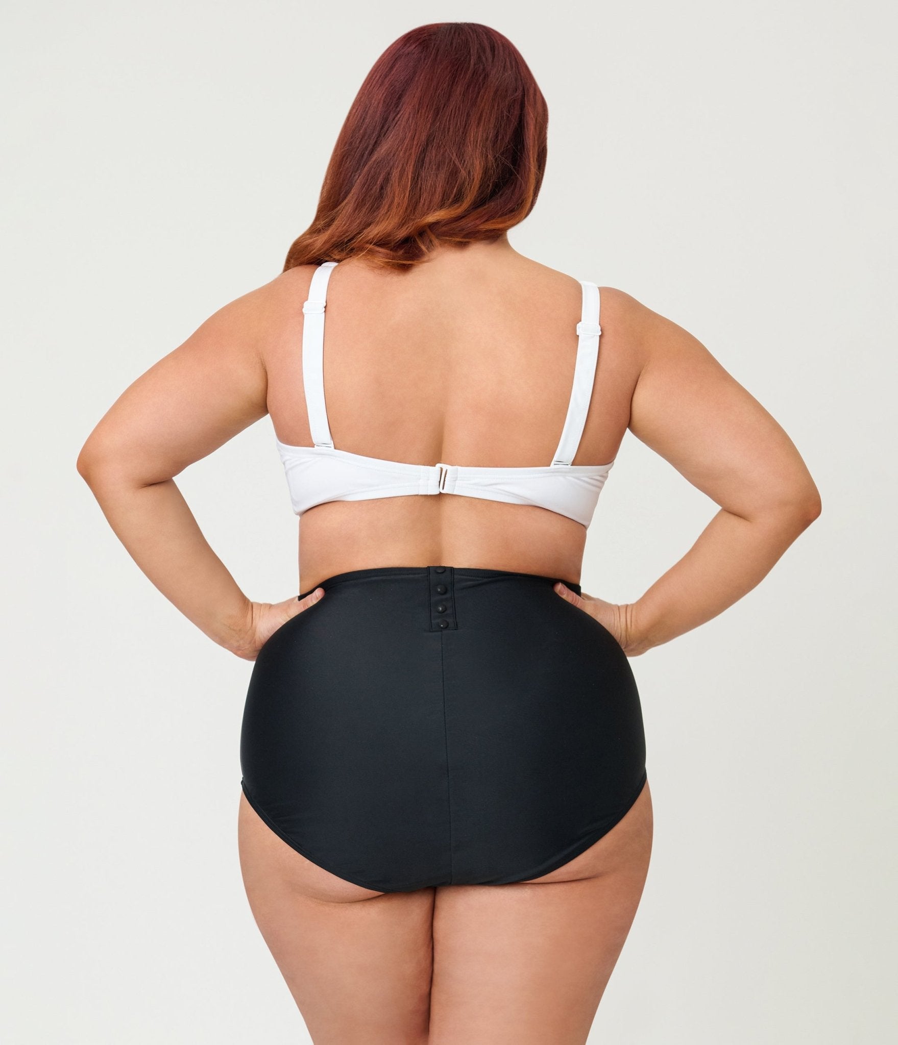 Unique Vintage Plus Size White Swim Top - Unique Vintage - Womens, SWIM, TOP