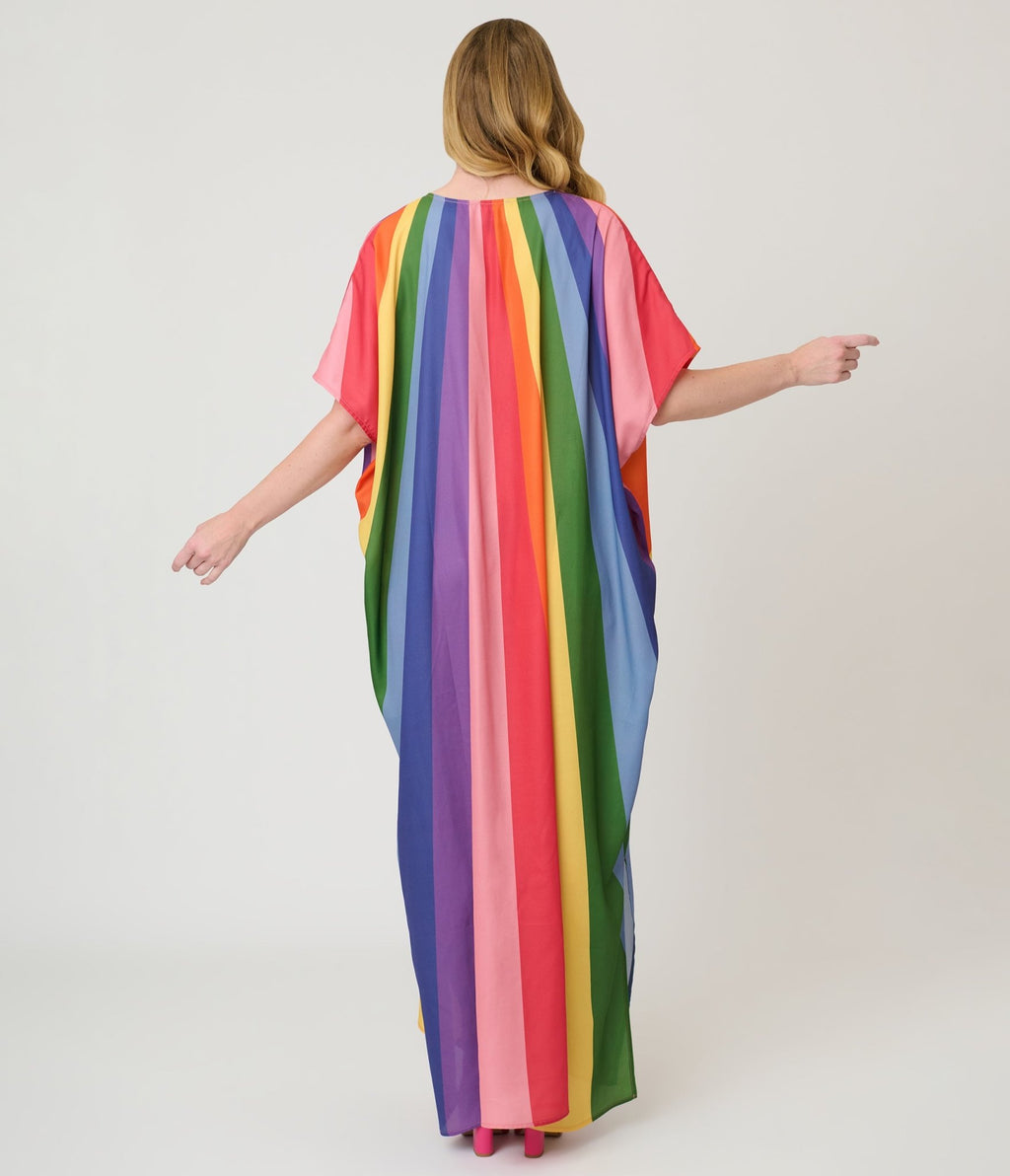 Unique Vintage Pride Sunburst Caftan - Unique Vintage - Womens, DRESSES, CAFTAN