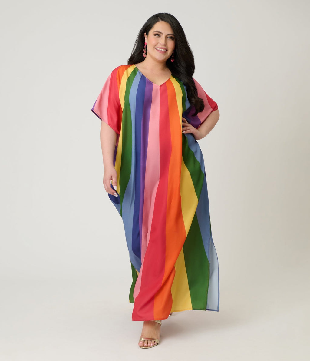 Unique Vintage Pride Sunburst Caftan - Unique Vintage - Womens, DRESSES, CAFTAN