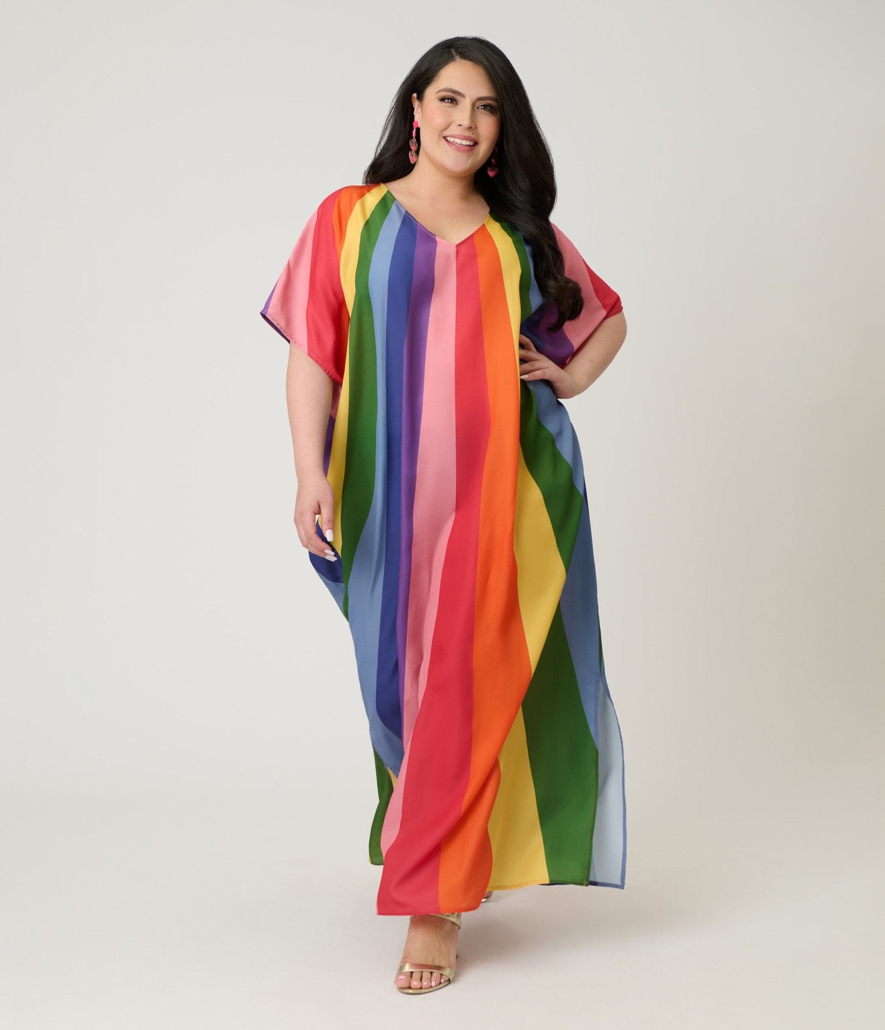 Unique Vintage Pride Sunburst Caftan - Unique Vintage - Womens, DRESSES, CAFTAN