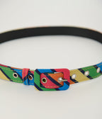 Unique Vintage Rainbow Stripe Skinny Belt - Unique Vintage - Womens, ACCESSORIES, BELTS