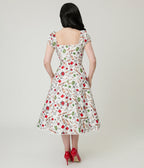 Unique Vintage Retro Kitchen Print Swing Dress - Unique Vintage - Womens, DRESSES, SWING