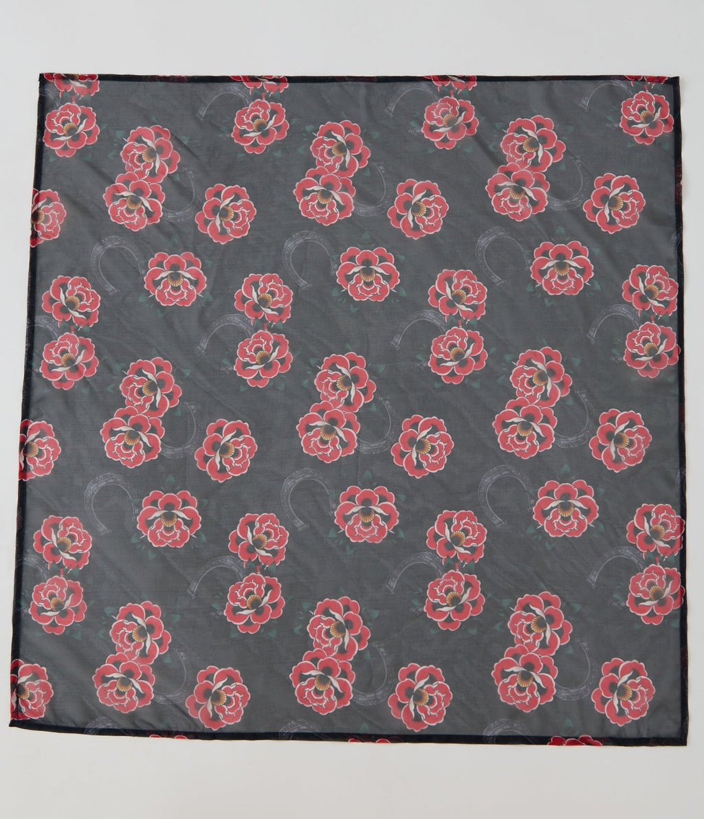 Unique Vintage Western Roses Hair Scarf - Unique Vintage - Womens, ACCESSORIES, HAIR