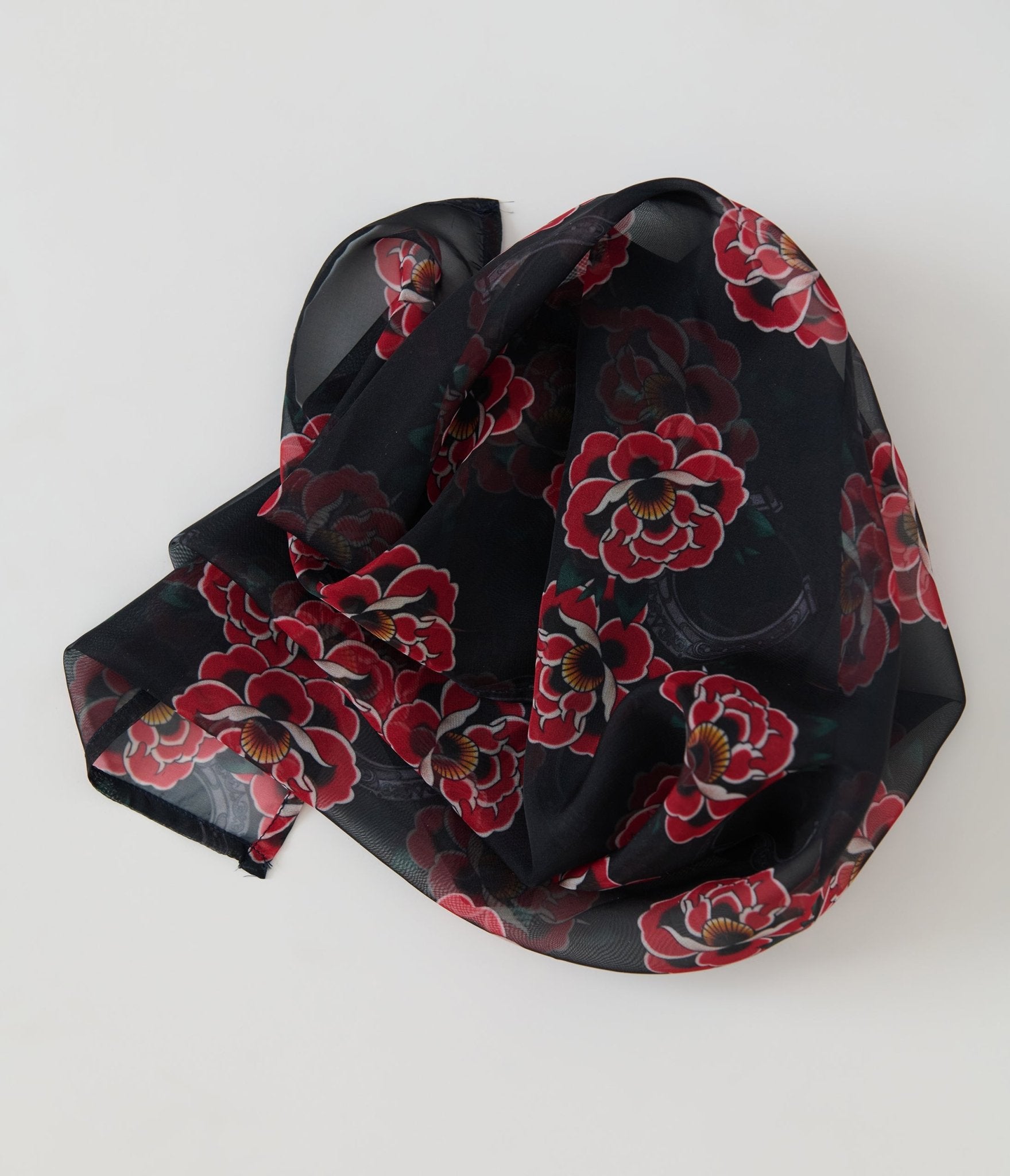 Unique Vintage Western Roses Hair Scarf - Unique Vintage - Womens, ACCESSORIES, HAIR