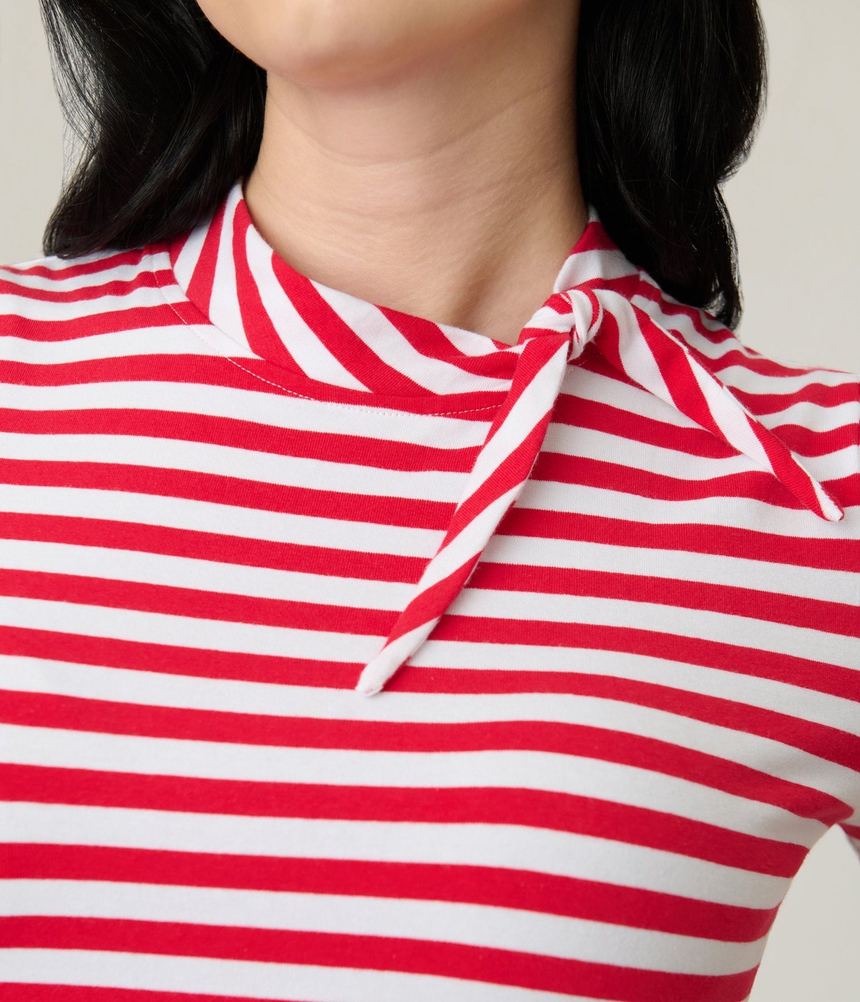 Unique Vintage White & Red Bow Sweetie Knit Top - Unique Vintage - Womens, TOPS, KNIT TOPS