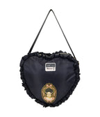 Universal Monsters Black Coquette Frankie & Bride Heart Bag - Unique Vintage - Purses
