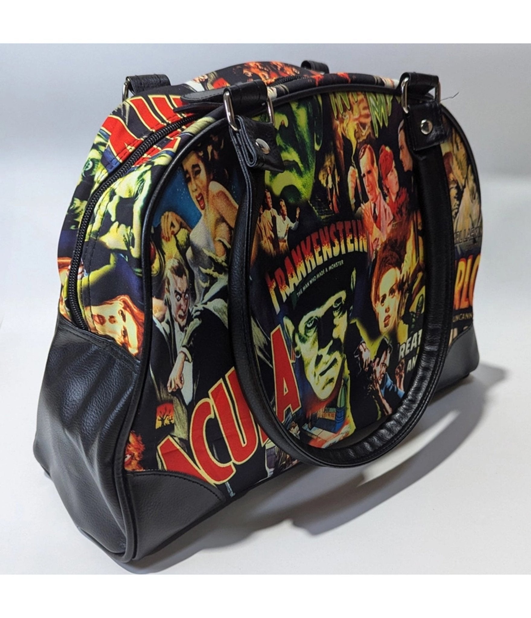 Universal Monsters Bowler Bag - Unique Vintage - Womens, ACCESSORIES, HANDBAGS