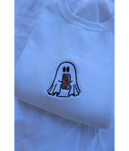 White Diet Coke Ghost Hooded Sweatshirt - Unique Vintage - Womens, TOPS, SWEATERS AND VESTS