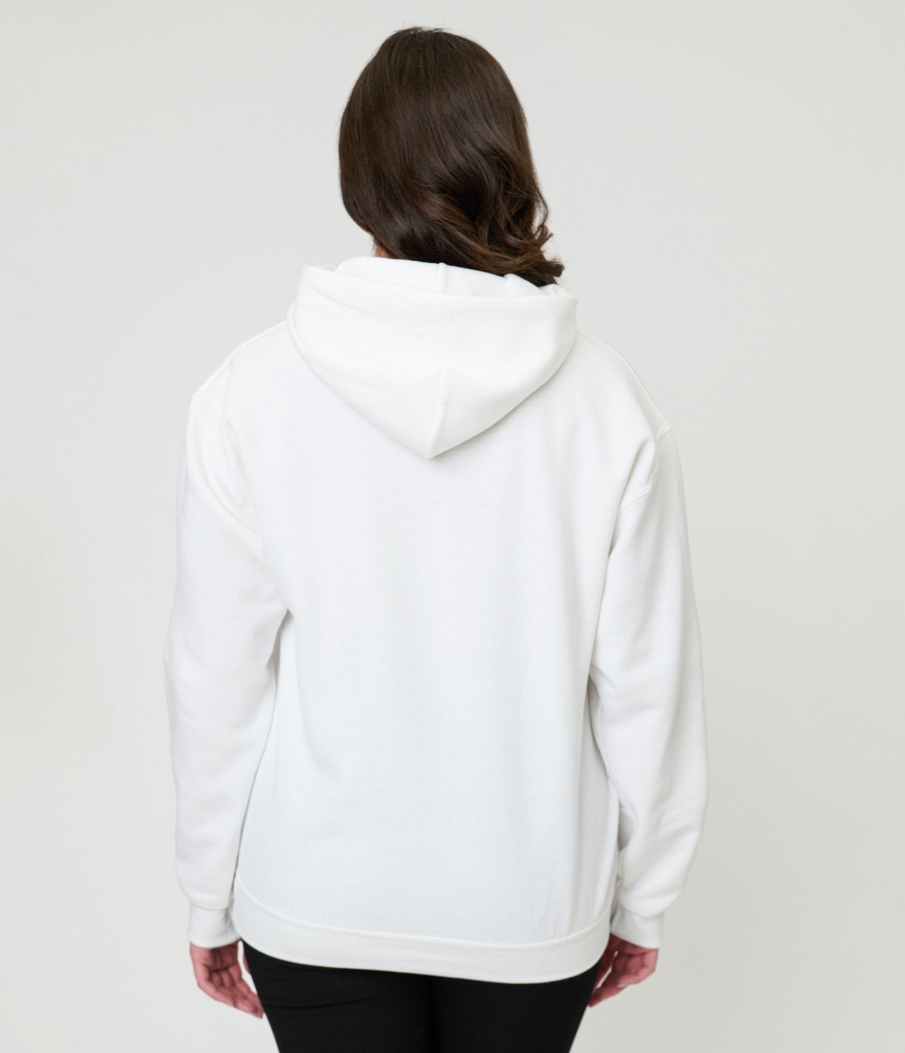 White Diet Coke Ghost Hooded Sweatshirt - Unique Vintage - Womens, TOPS, SWEATERS AND VESTS