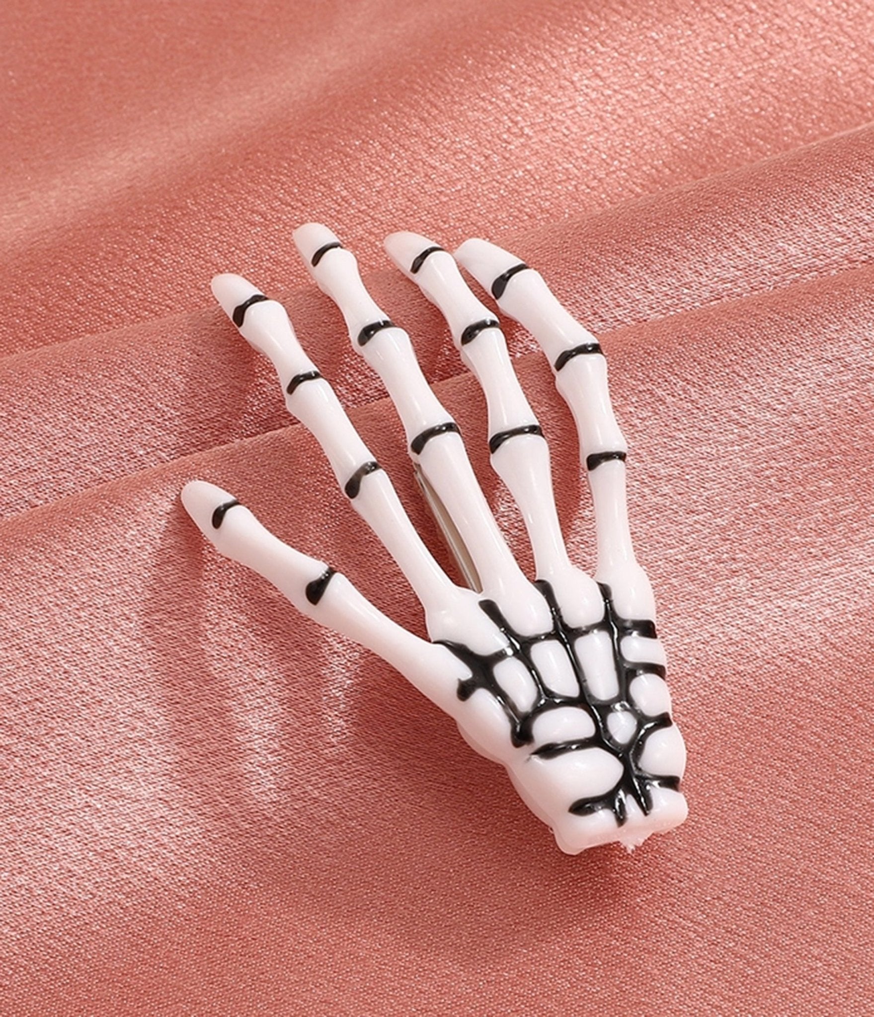 White Hand Skeleton Hair Clip - Unique Vintage - Womens, ACCESSORIES, SUNGLASSES