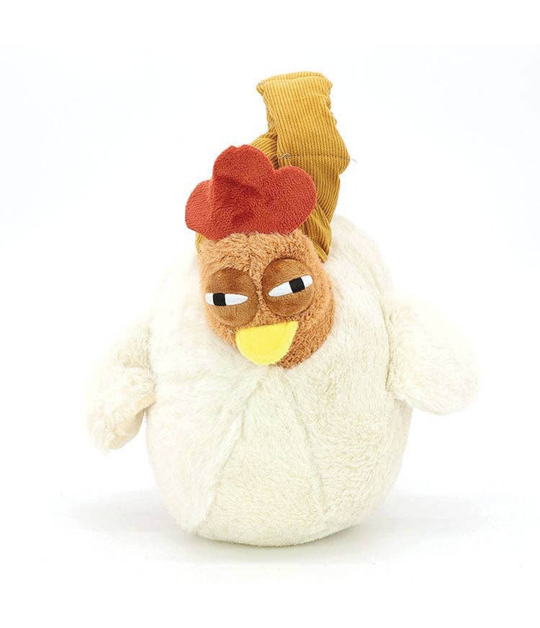 White Plush Chicken Handbag - Unique Vintage - Womens, ACCESSORIES, HANDBAGS