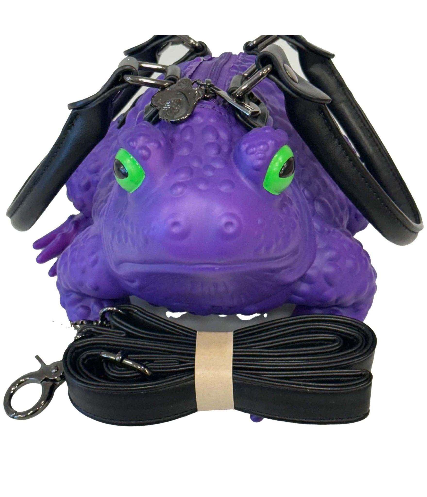 Windy Willow Dark Purple Toad Bag - Unique Vintage - Womens, ACCESSORIES, HANDBAGS