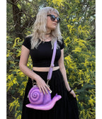 Windy Willow Purple Snail Bag - Unique Vintage - Womens, ACCESSORIES, HANDBAGS
