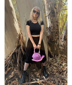 Windy Willow Purple Snail Bag - Unique Vintage - Womens, ACCESSORIES, HANDBAGS