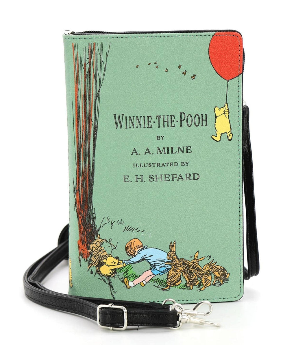 Winnie the Pooh Book Clutch Bag - Unique Vintage - Womens, ACCESSORIES, HANDBAGS