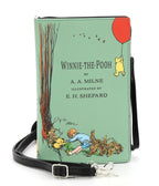 Winnie the Pooh Book Clutch Bag - Unique Vintage - Womens, ACCESSORIES, HANDBAGS