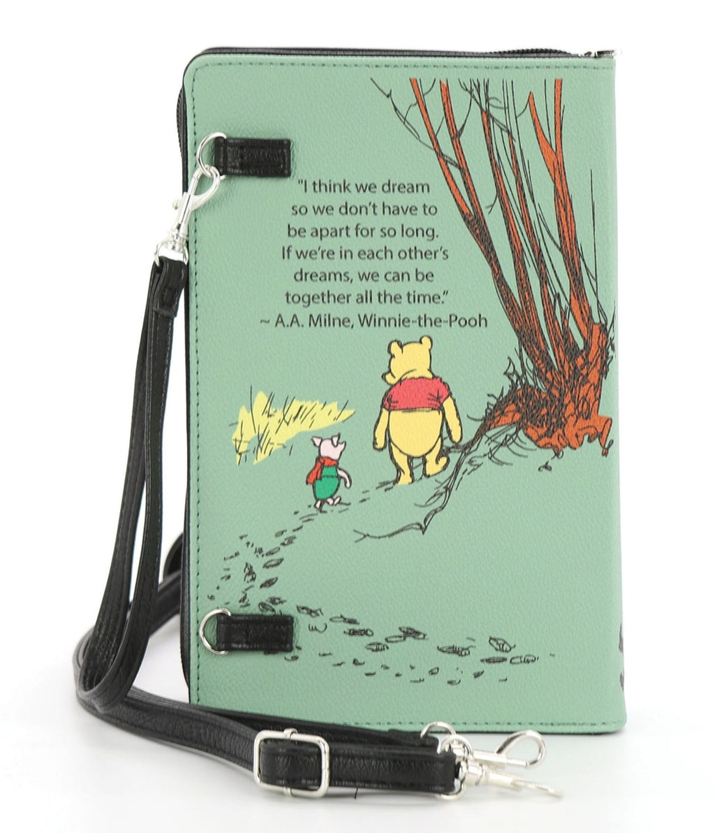 Winnie the Pooh Book Clutch Bag - Unique Vintage - Womens, ACCESSORIES, HANDBAGS