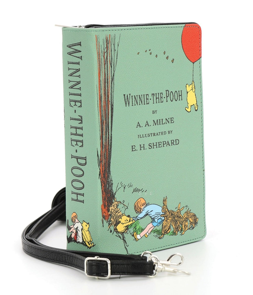 Winnie the Pooh Book Clutch Bag - Unique Vintage - Womens, ACCESSORIES, HANDBAGS