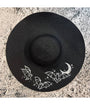 Witchwood Bags Black Bat Moon Sun Hat