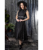 Witchwood Bags Black Lace Arabella Dress - Unique Vintage - Womens, DRESSES, A-LINE