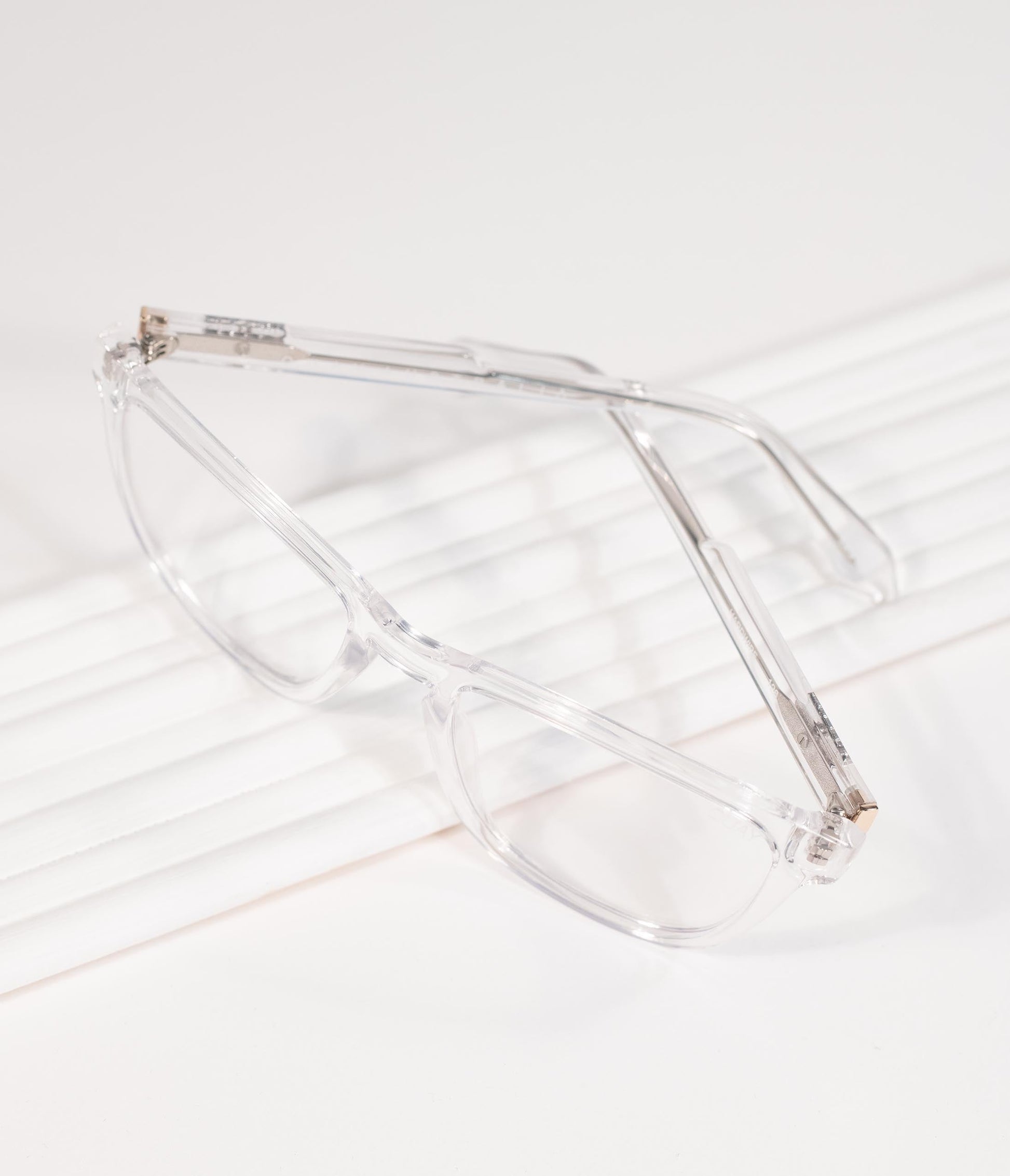 Quay Clear Hardwire Blue Light Square Glasses