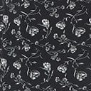 Unique Vintage Plus Size 1940s Black & White Floral Luella Wrap Dress