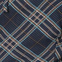 Unique Vintage 1940s Navy Plaid Formosa Swing Dress