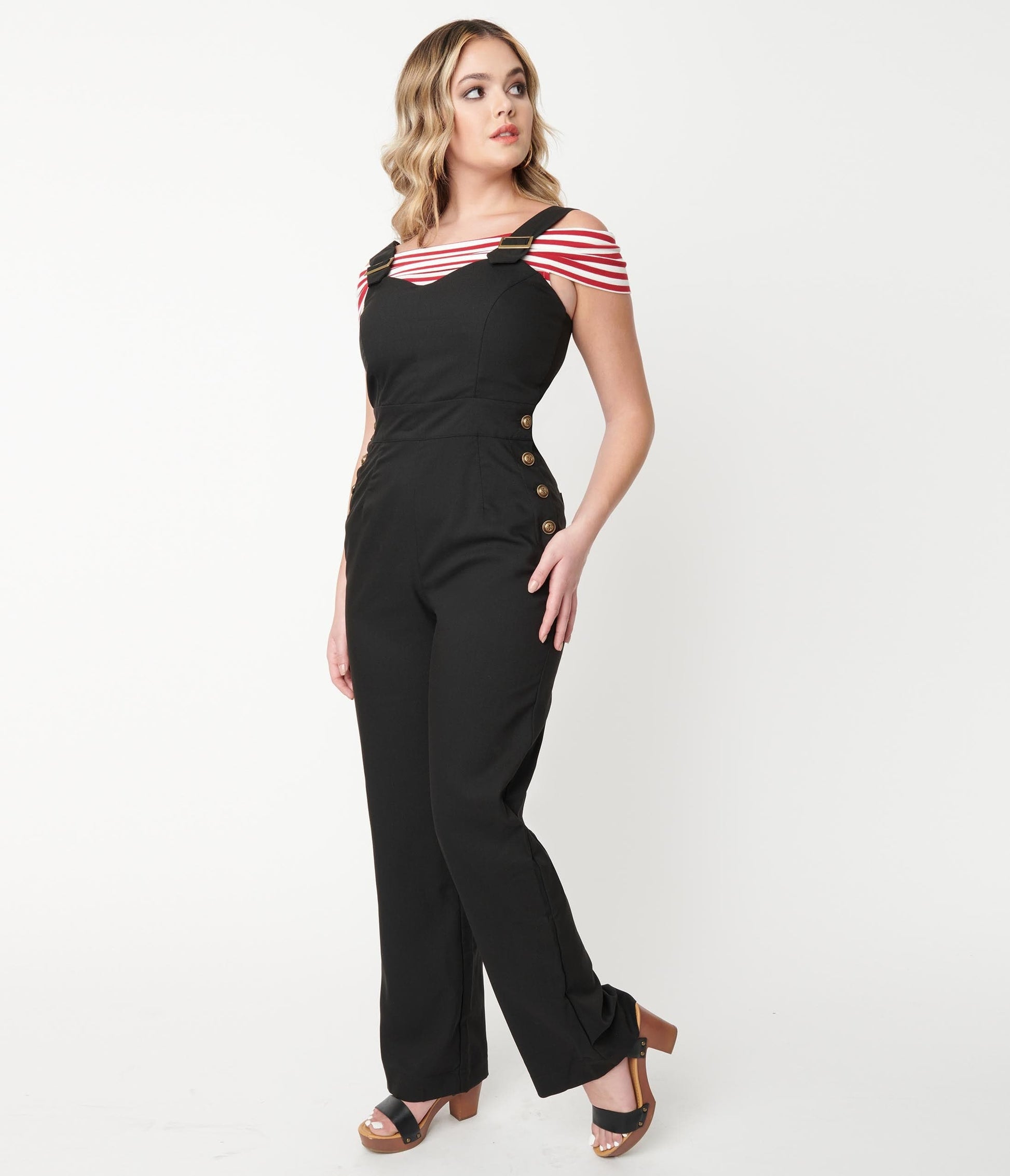 Unique Vintage Black Sedgewick Jumpsuit