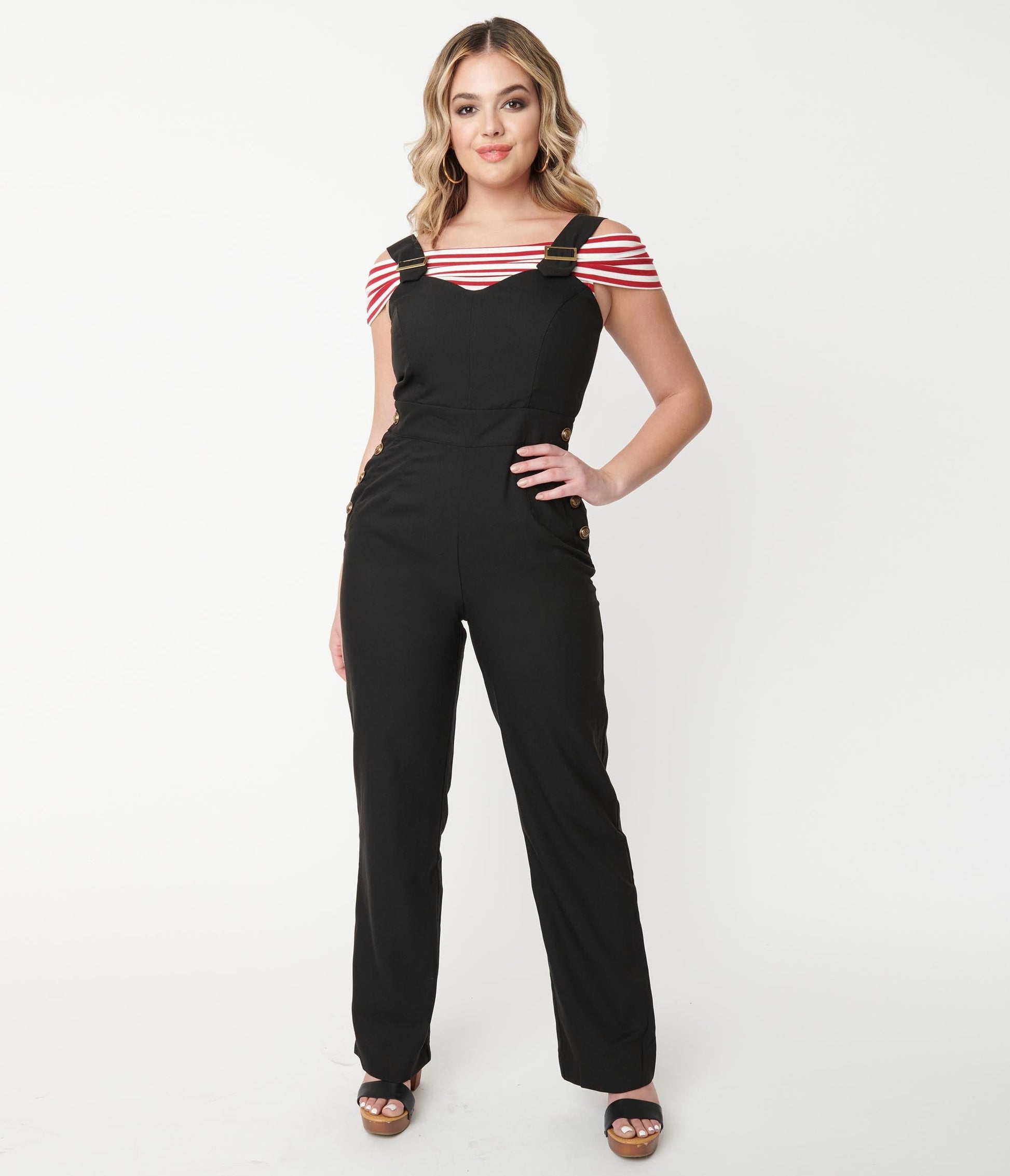 Unique Vintage Black Sedgewick Jumpsuit