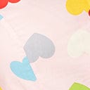1950s Unique Vintage Valentine Heart Print Venus Swing Dress