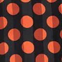 Smak Parlour Black & Orange Polka Dot Girl Talk Shift Dress
