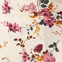 Unique Vintage 1940s Cream & Pink Floral Luella Wrap Dress